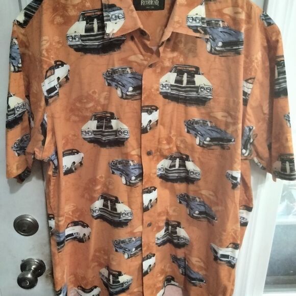 Chevrolet Redhead ButtonFront Shirt All Over Print - Picture 1 of 5